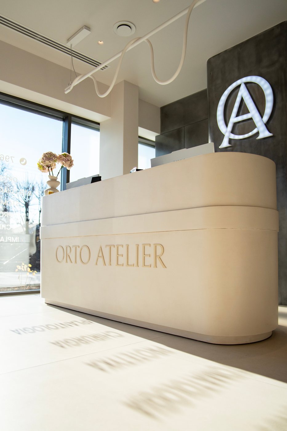 Recepcja kliniki Orto Atelier